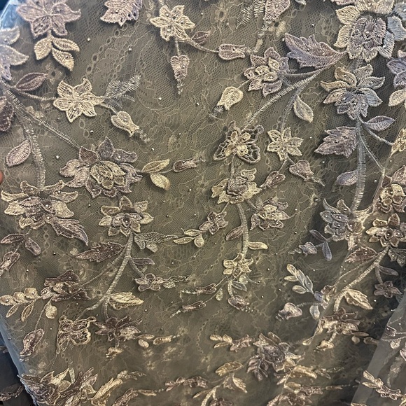 ✔️#68B/88B BNWT MAC DUGGAL
Floral Applique Long Sleeve Illusion Gown #70224 - Picture 9 of 10